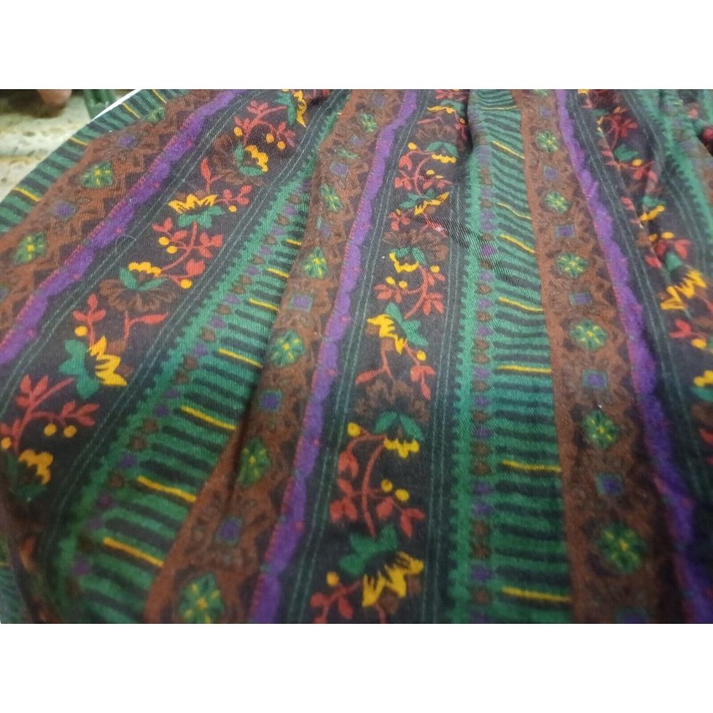 Womens Jennifer Collins Skorts BOHO SZ 8 Pretty Fall Colors Flannel